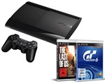 SONY PS3 Konsole 500 GB incl. Last of Us und Gran Turismo 6
